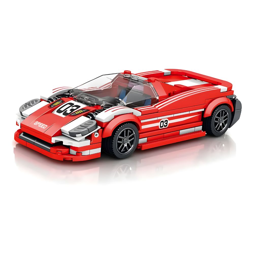 BLOQUES DE CONSTRUCCIÓN AUTO DE CARRERA MODELO LIVING LEGEND 355 PZS - 1