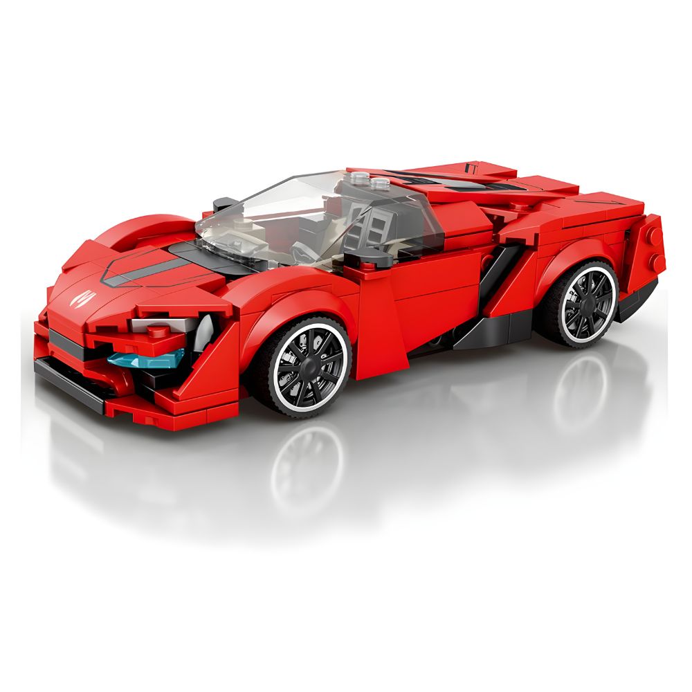 BLOQUES DE CONSTRUCCIÓN AUTO DE CARRERA MODELO LYKAN 301 PZS - 1