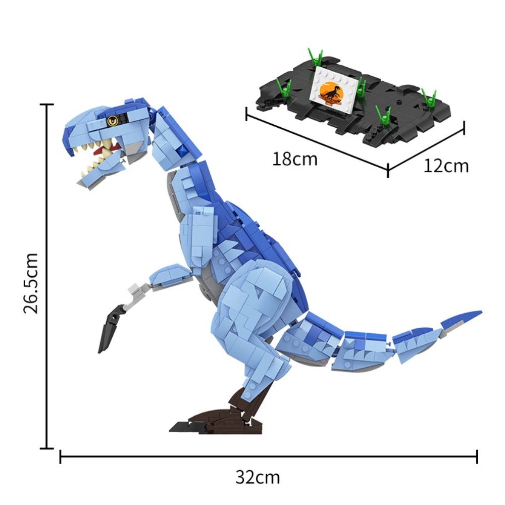 BLOQUES DE CONSTRUCCIÓN DINOSAURIO THERIZINOSAURIO 996 PZS - 2