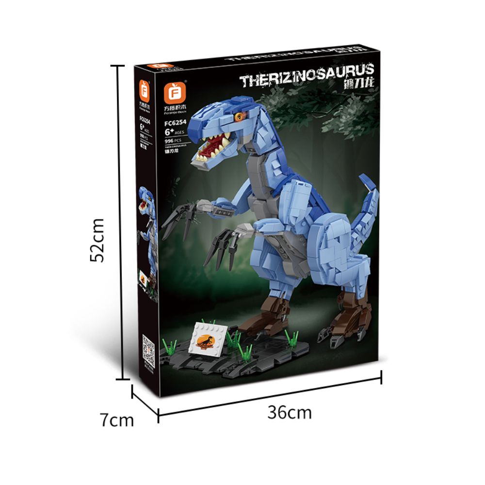 BLOQUES DE CONSTRUCCIÓN DINOSAURIO THERIZINOSAURIO 996 PZS - 3