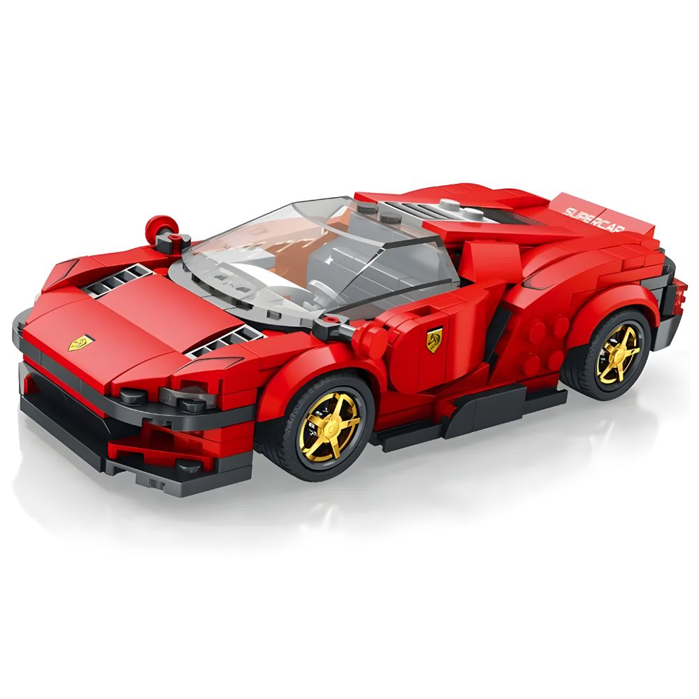 BLOQUES DE CONSTRUCCIÓN AUTO DE CARRERA MODELO DAYTONA 275 PZS - 1