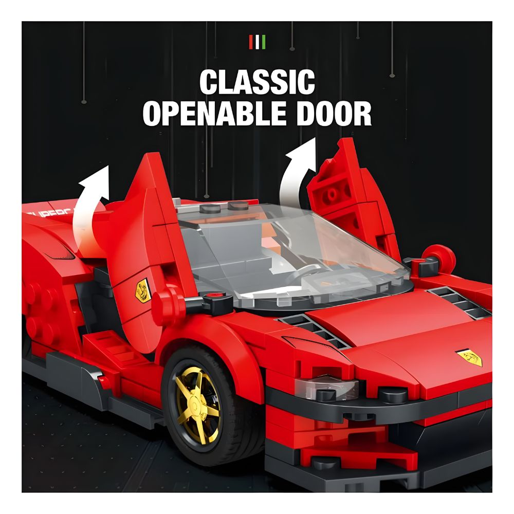 BLOQUES DE CONSTRUCCIÓN AUTO DE CARRERA MODELO DAYTONA 275 PZS - 5