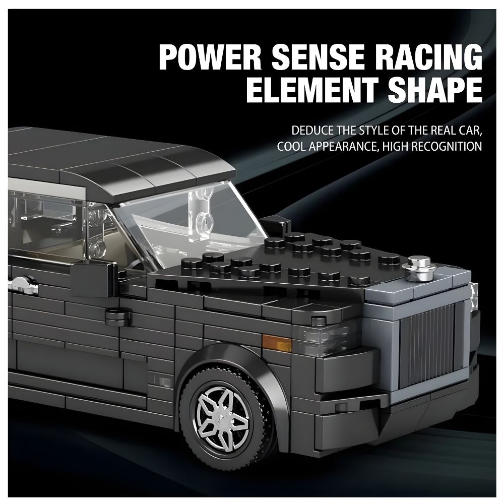 BLOQUES DE CONSTRUCCIÓN AUTO DE CARRERA MODELO CULLINAN 480 PZS - 4