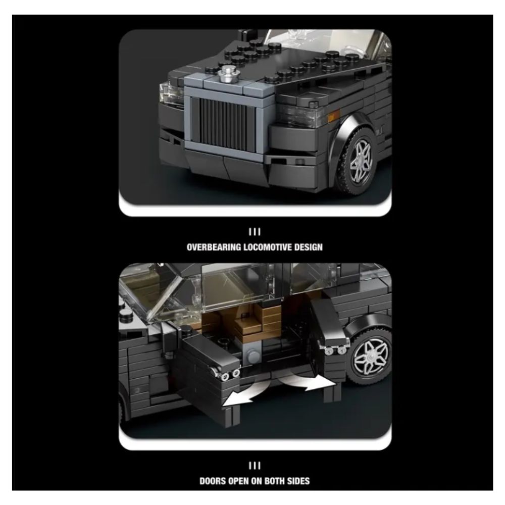 BLOQUES DE CONSTRUCCIÓN AUTO DE CARRERA MODELO CULLINAN 480 PZS - 6
