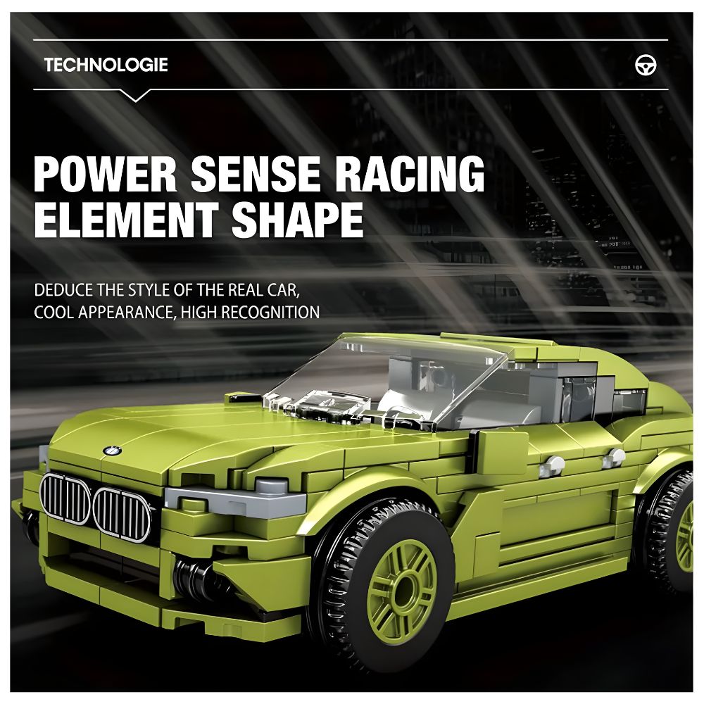 BLOQUES DE CONSTRUCCIÓN AUTO DE CARRERA MODELO X6 452 PZS - 5