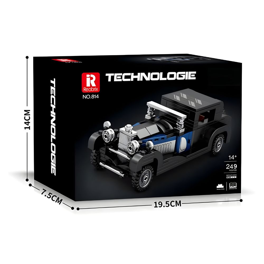 BLOQUES DE CONSTRUCCIÓN AUTO DE COLECCIÓN MODELO TYPE 41 249 PZS - 3