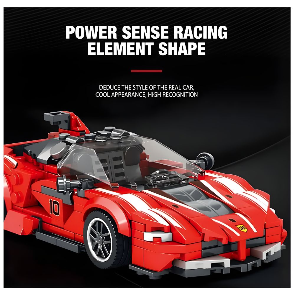 BLOQUES DE CONSTRUCCIÓN AUTO DE CARRERA MODELO FXX-K 360 PZS - 2