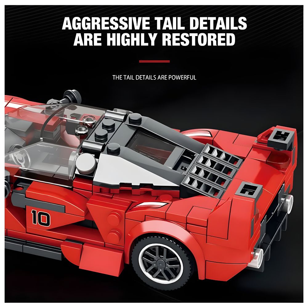 BLOQUES DE CONSTRUCCIÓN AUTO DE CARRERA MODELO FXX-K 360 PZS - 3