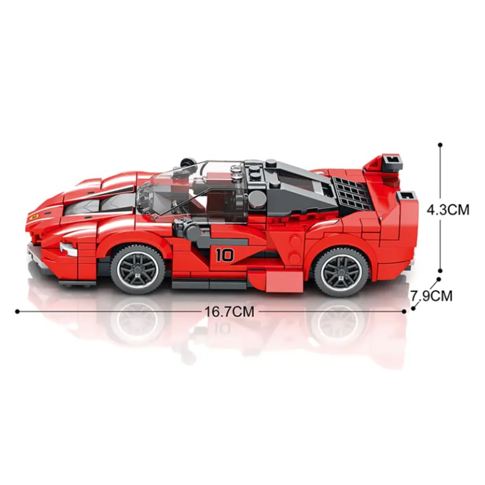 BLOQUES DE CONSTRUCCIÓN AUTO DE CARRERA MODELO FXX-K 360 PZS - 6