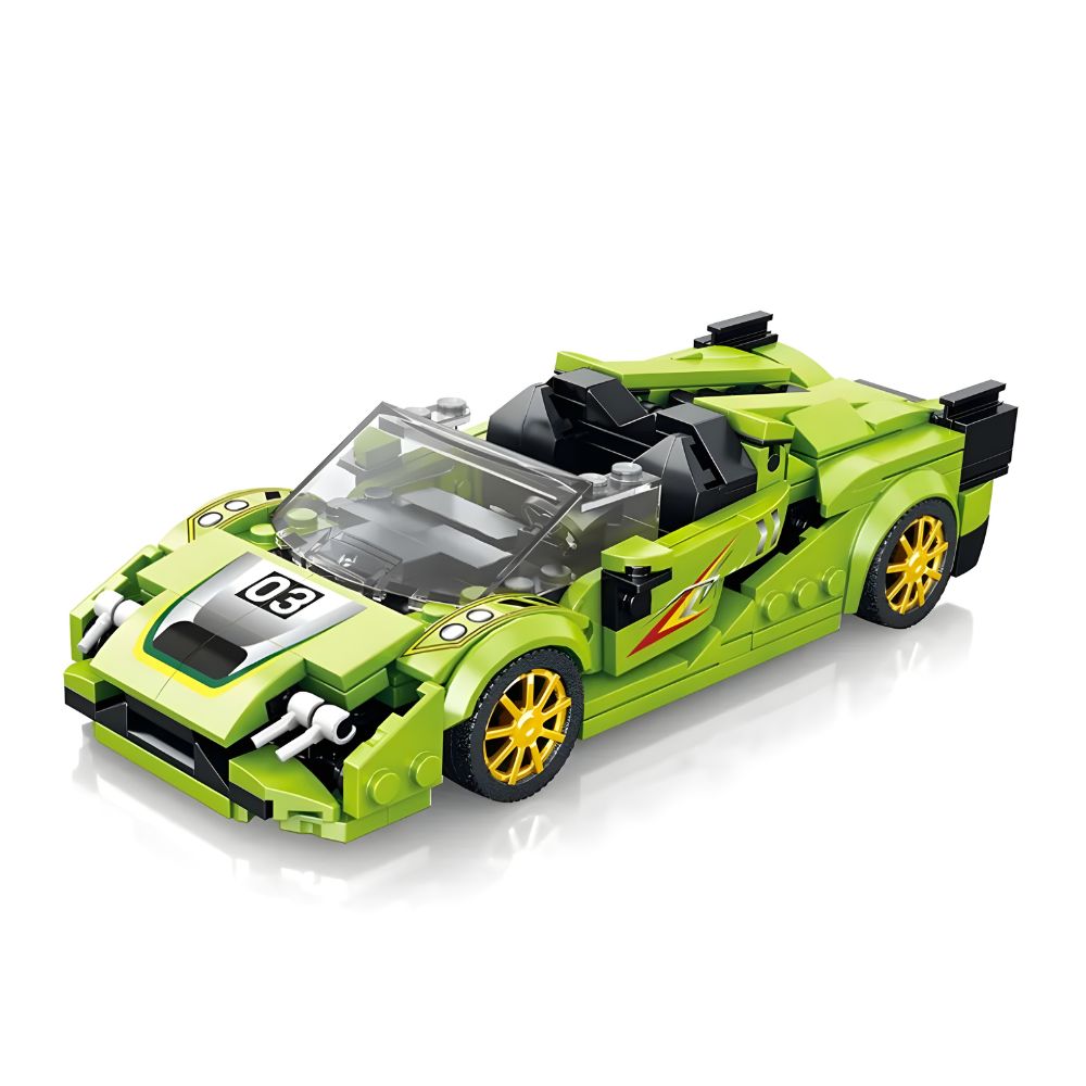 BLOQUES DE CONSTRUCCIÓN AUTO DE CARRERA MODELO FKP 363 PZS - 1