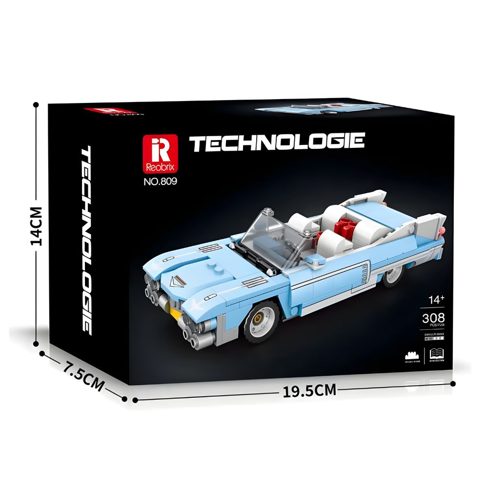 BLOQUES DE CONSTRUCCIÓN AUTO DE COLECCIÓN MODELO ELDORADO 308 PZS - 2