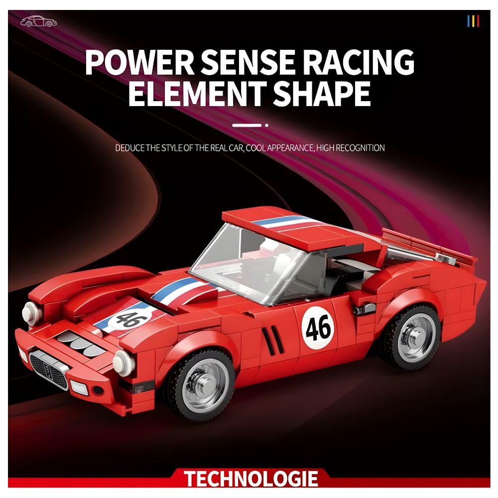 BLOQUES DE CONSTRUCCIÓN AUTO DE COLECCIÓN MODELO 250 GTO 320 PZS - 3