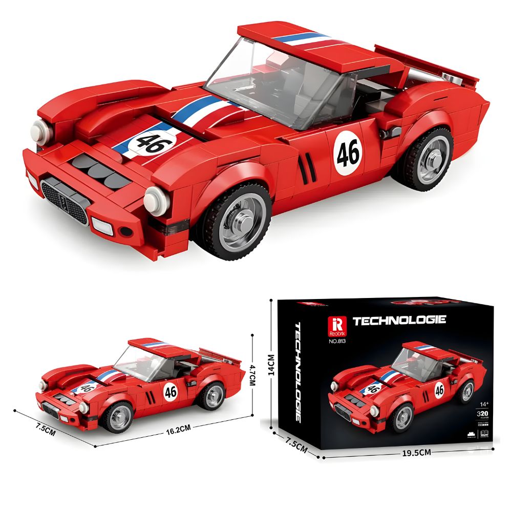 BLOQUES DE CONSTRUCCIÓN AUTO DE COLECCIÓN MODELO 250 GTO 320 PZS - 5