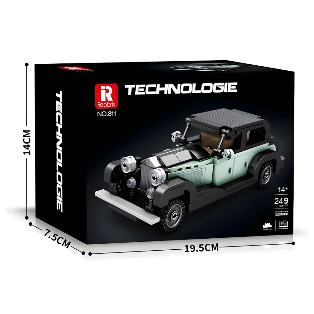 BLOQUES DE CONSTRUCCIÓN AUTO DE COLECCIÓN MODELO 8 LITER 249 PZS - 2
