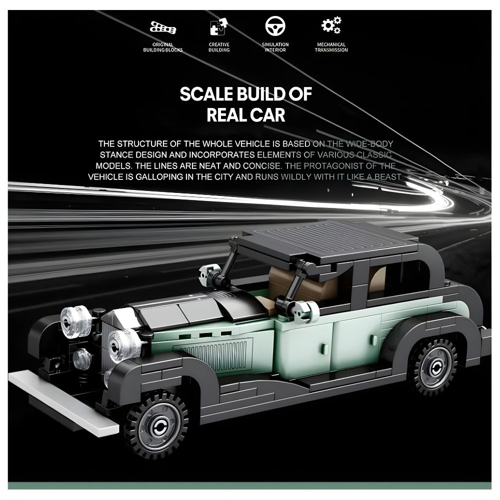 BLOQUES DE CONSTRUCCIÓN AUTO DE COLECCIÓN MODELO 8 LITER 249 PZS - 3