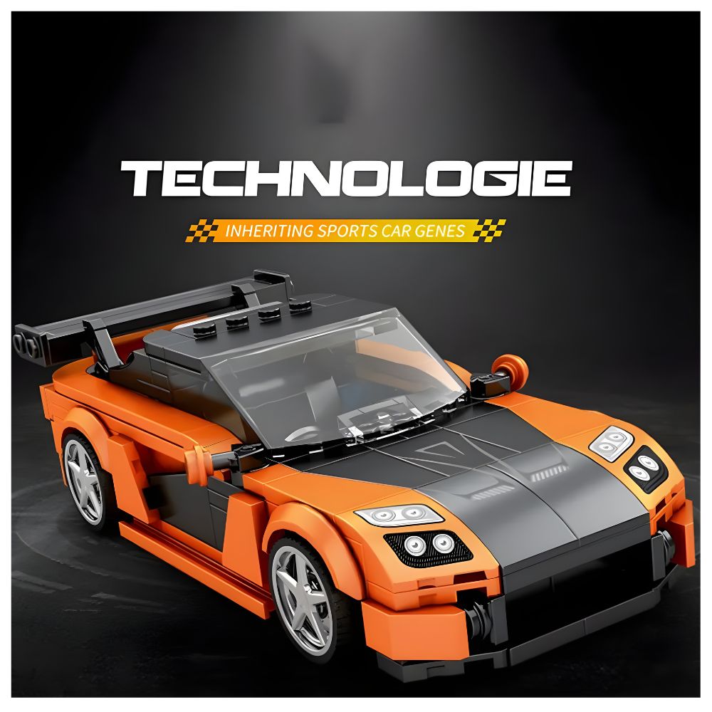 BLOQUES DE CONSTRUCCIÓN AUTO DE CARRERA MODELO RX7 367 PZS - 2