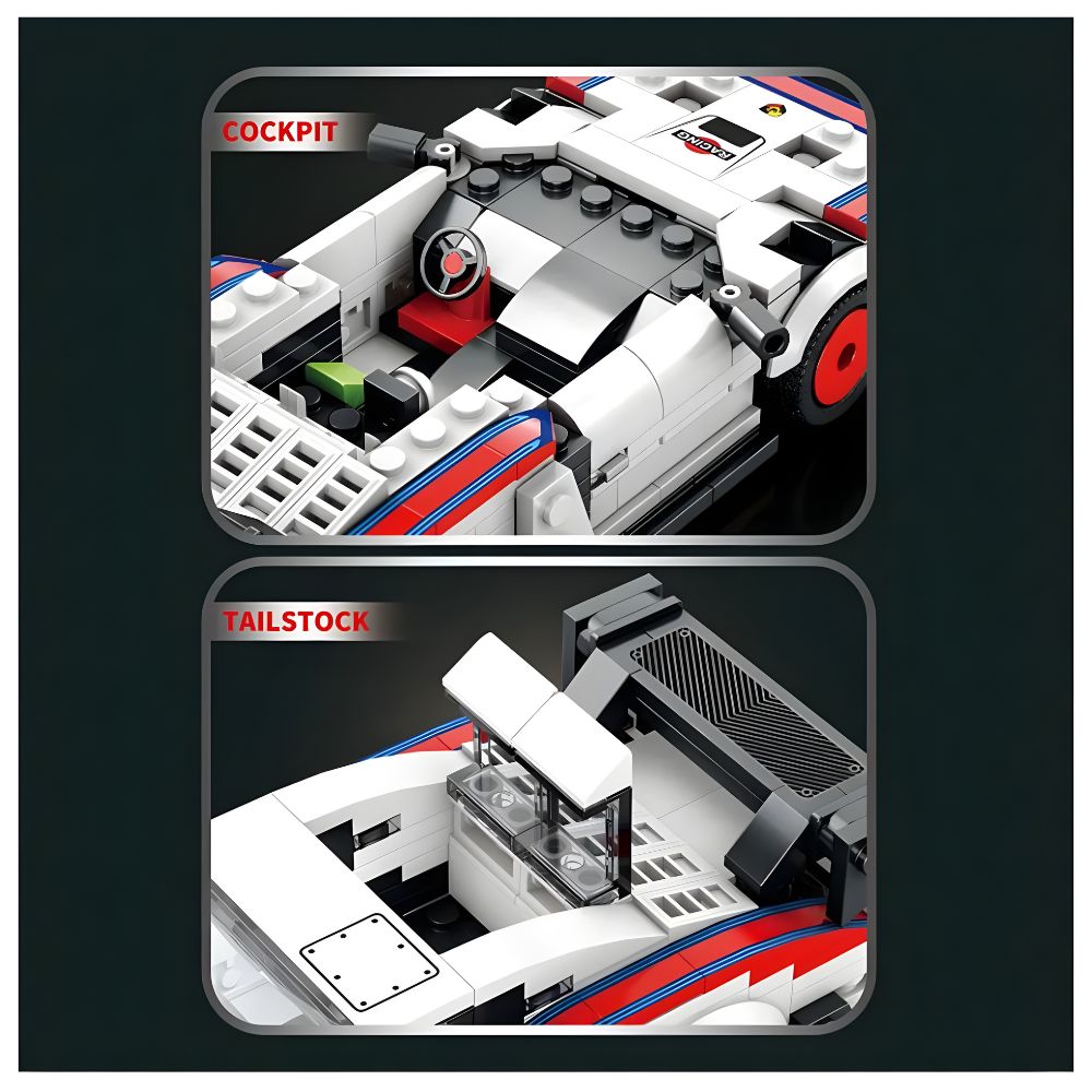 BLOQUES DE CONSTRUCCIÓN AUTO DE CARRERA MODELO 935 346 PZS - 5