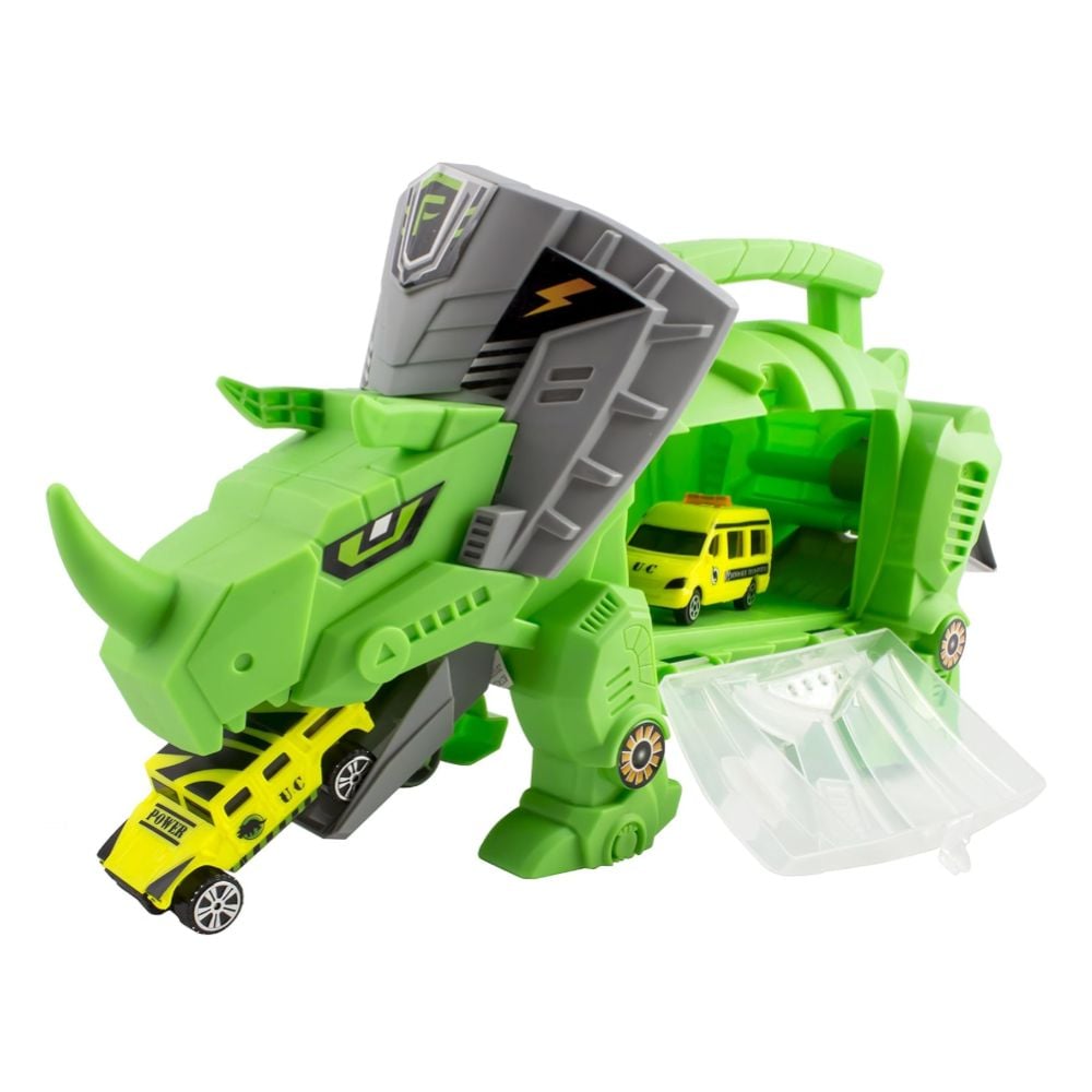 DINOSAURIO TRANSPORTADOR DE VEHÍCULOS Y DINOSAURIOS DE JUGUETE - 3
