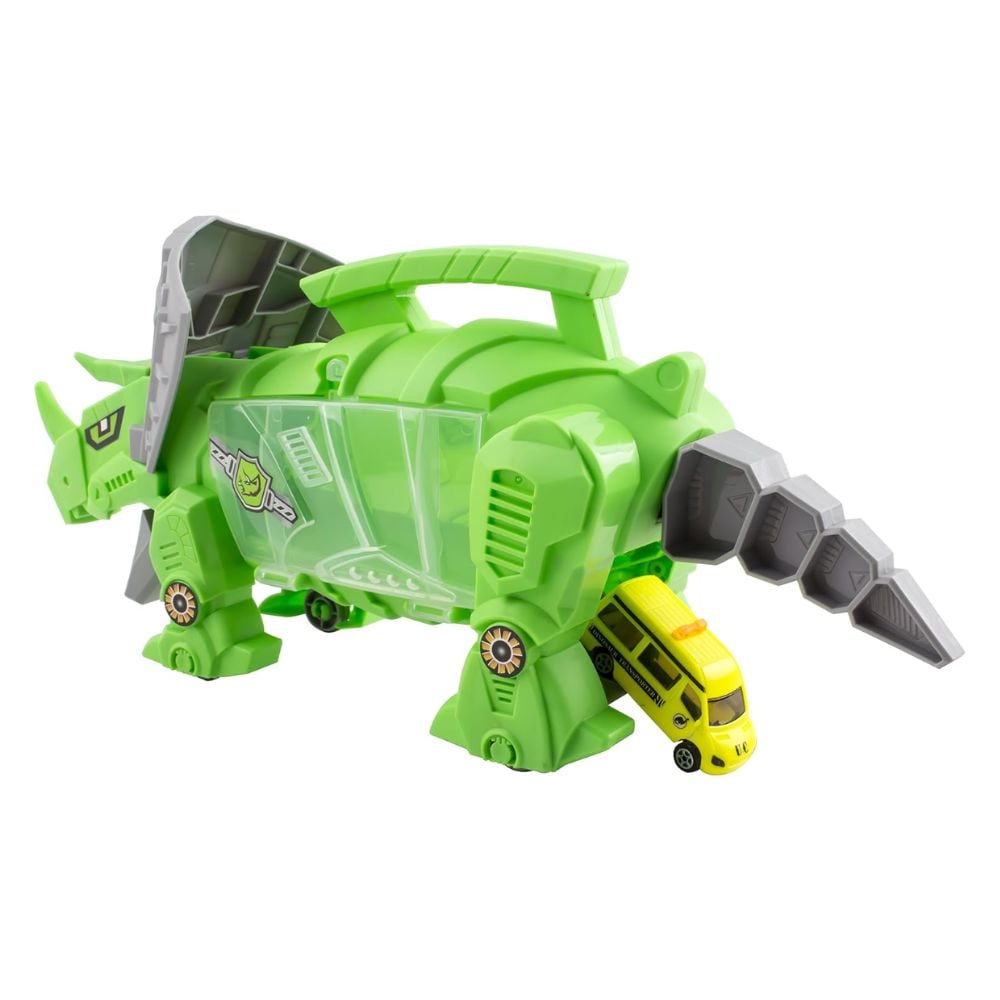 DINOSAURIO TRANSPORTADOR DE VEHÍCULOS Y DINOSAURIOS DE JUGUETE - 5