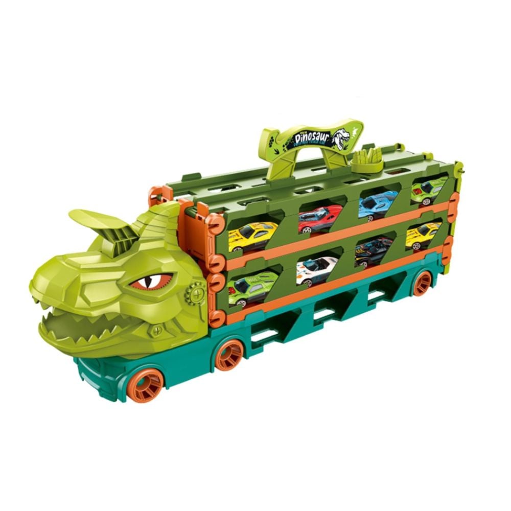 PISTA DE CARROS PLEGABLE DE DINOSAURIOS - 1