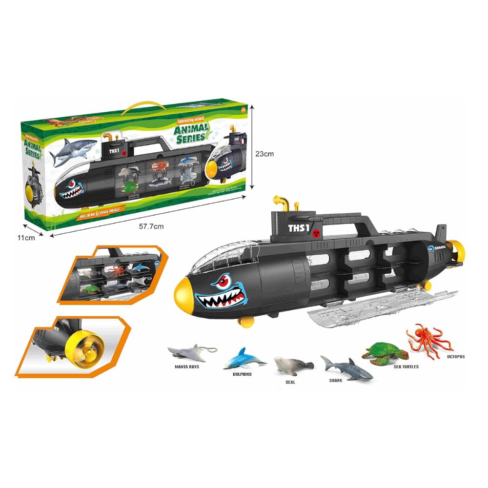 SUBMARINO TRANSPORTADOR DE ANIMALES MARINOS SUBMAR - 3