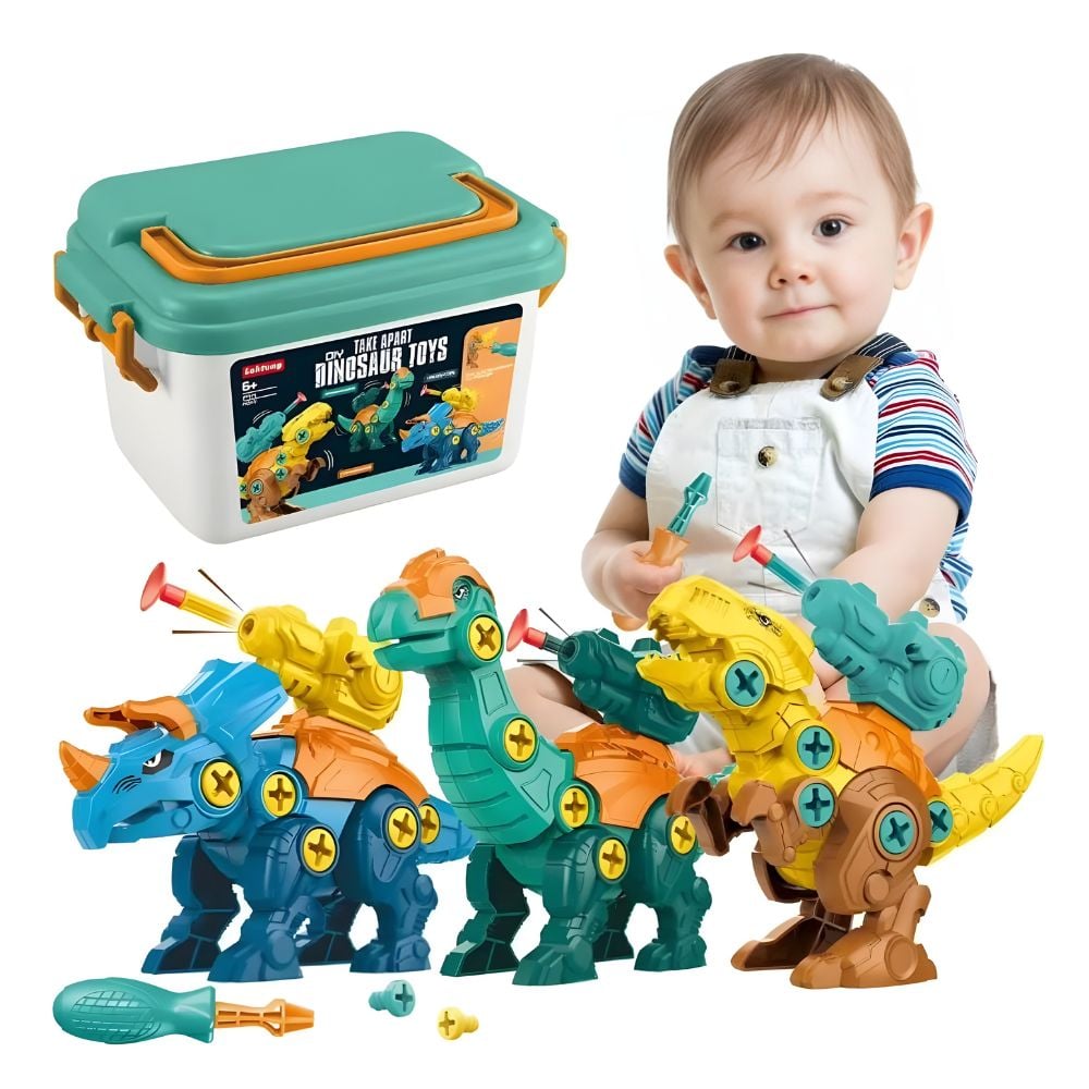 PACK DINOSAURIOS ARMABLES X3 - 1
