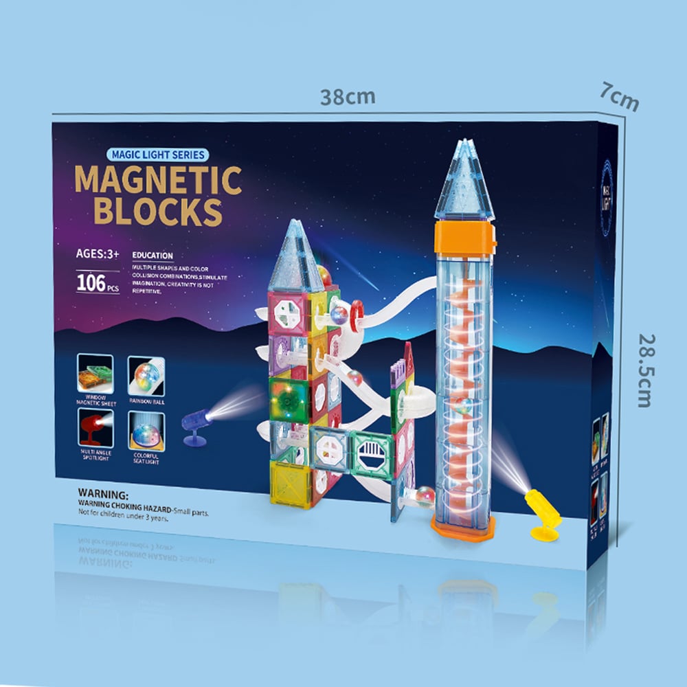 Yansoo Bloques Magnéticos De Construcción – Set De Imanes Para Crear Réplicas Y Aventuras, Juguete Creativo Para Fans De La Construcción (No Apto Para -3 Años)