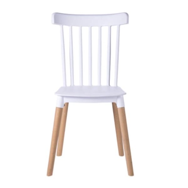 SILLA CON RESPALDO MODELO NOVA COLOR BLANCO PACK X 4 - 3