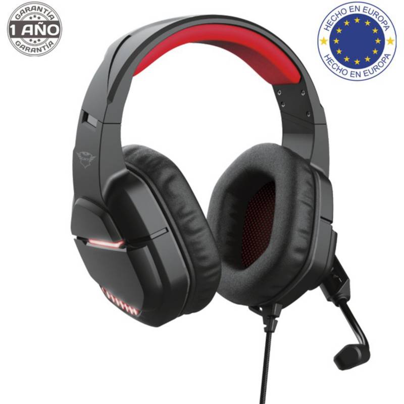 AUDIFONOS GAMER PC LED - NIXXO - GXT 448 - TRUST - 1