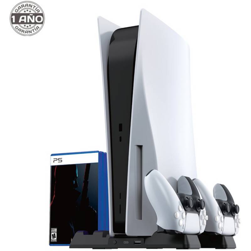 SOPORTE KUZLER LENNO-101 PS5 MULTIFUNCIONAL CON VENTILADOR PARA PLAYSTATION 5 - 1