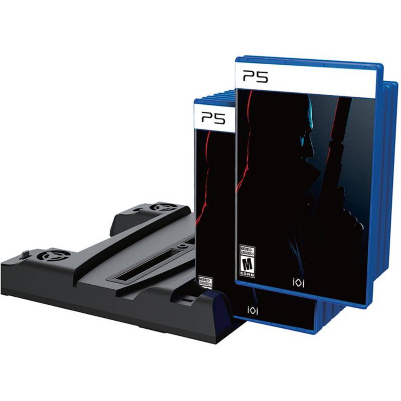 SOPORTE KUZLER LENNO-101 PS5 MULTIFUNCIONAL CON VENTILADOR PARA PLAYSTATION 5 - 3