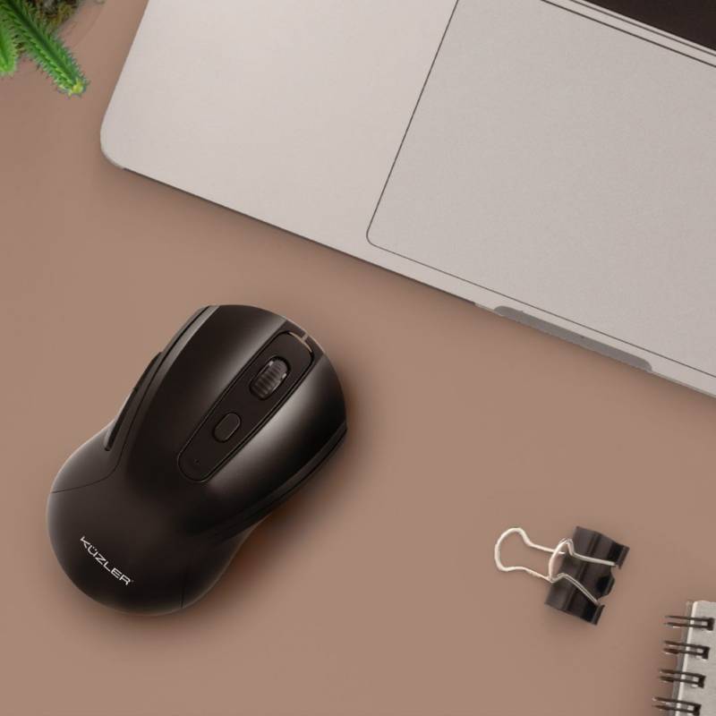 MOUSE KUZLER ERGONÓMICO RECARGABLE BLUETOOTH USB SILENCIOSO FONZ-101 - 3