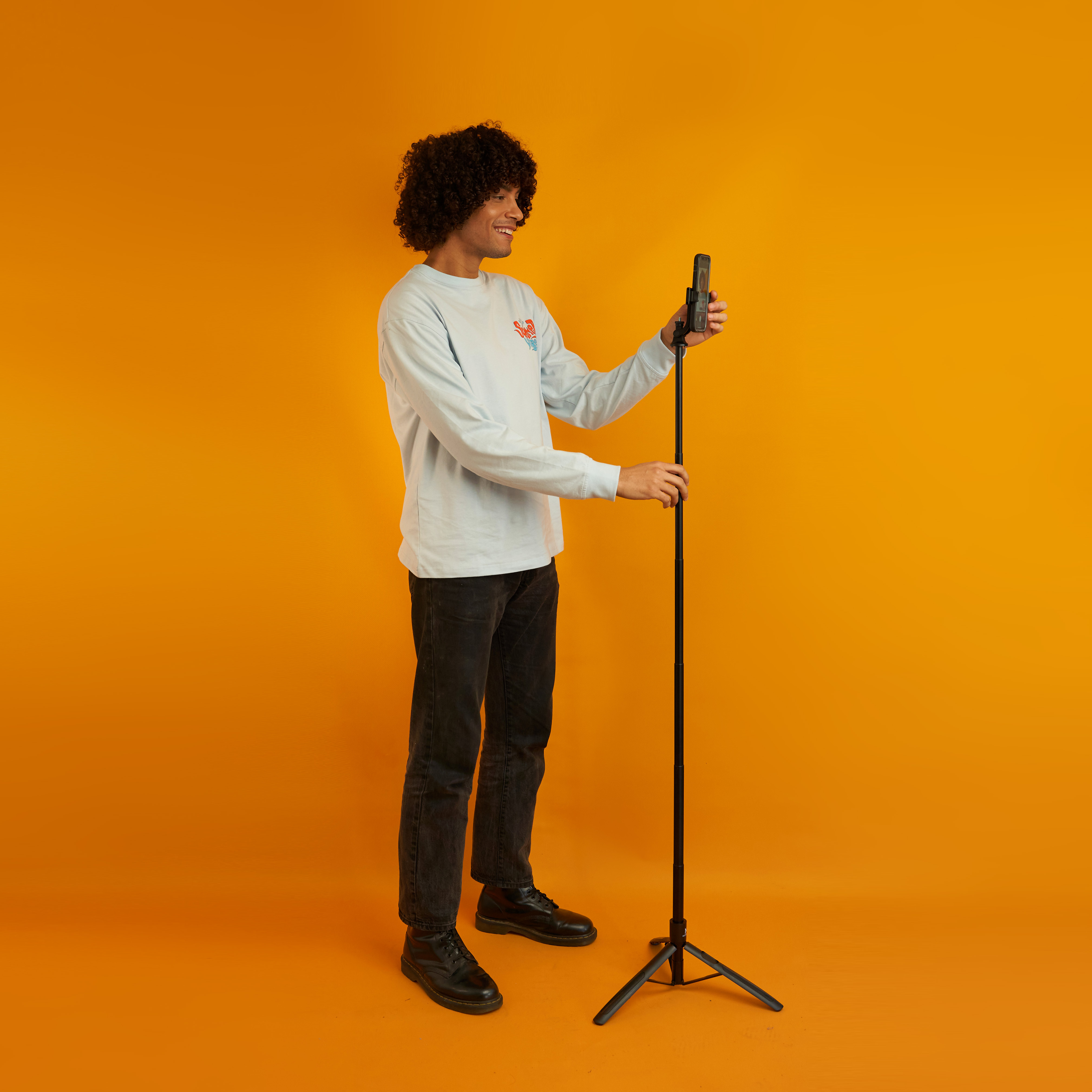 TRIPODE SELFIE STICK PARA CELULAR ,CAMARAS, MULTIFUNTIONAL  ANSUN-003 KUZLER 1.56MT - 5
