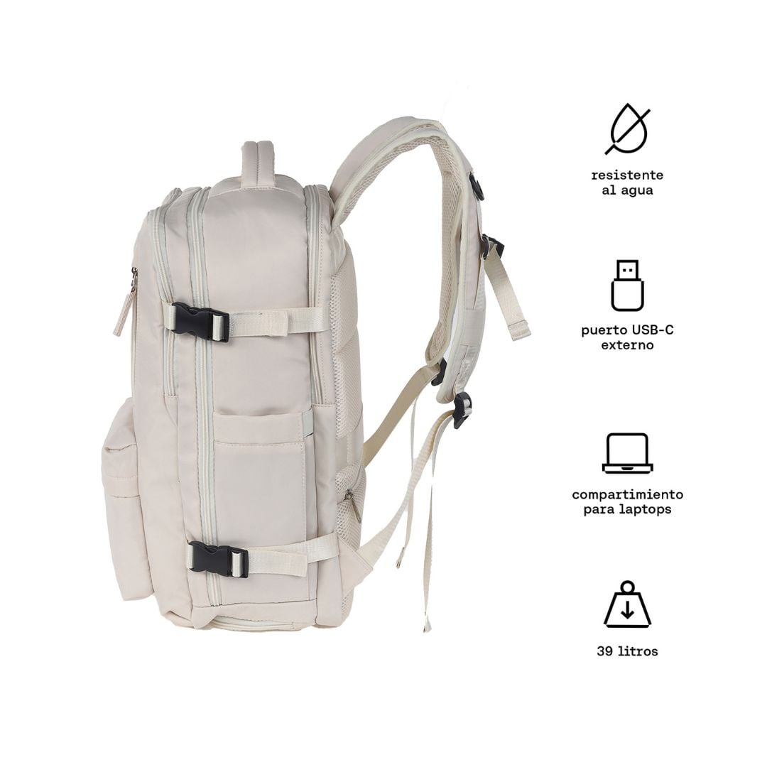 MOCHILA MULTIUSO BOLSA DE VIAJE GRAN CAPACIDAD MALETIN CABINA AVION KUZLER - 2