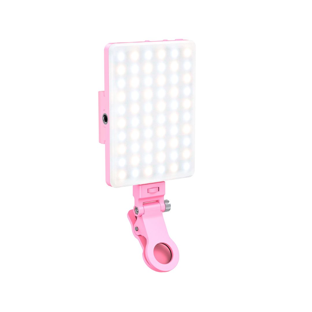 LUZ LED SELFIE PARA CELULAR ALTA POTENCIA LICHT-101R ROSADA - 3