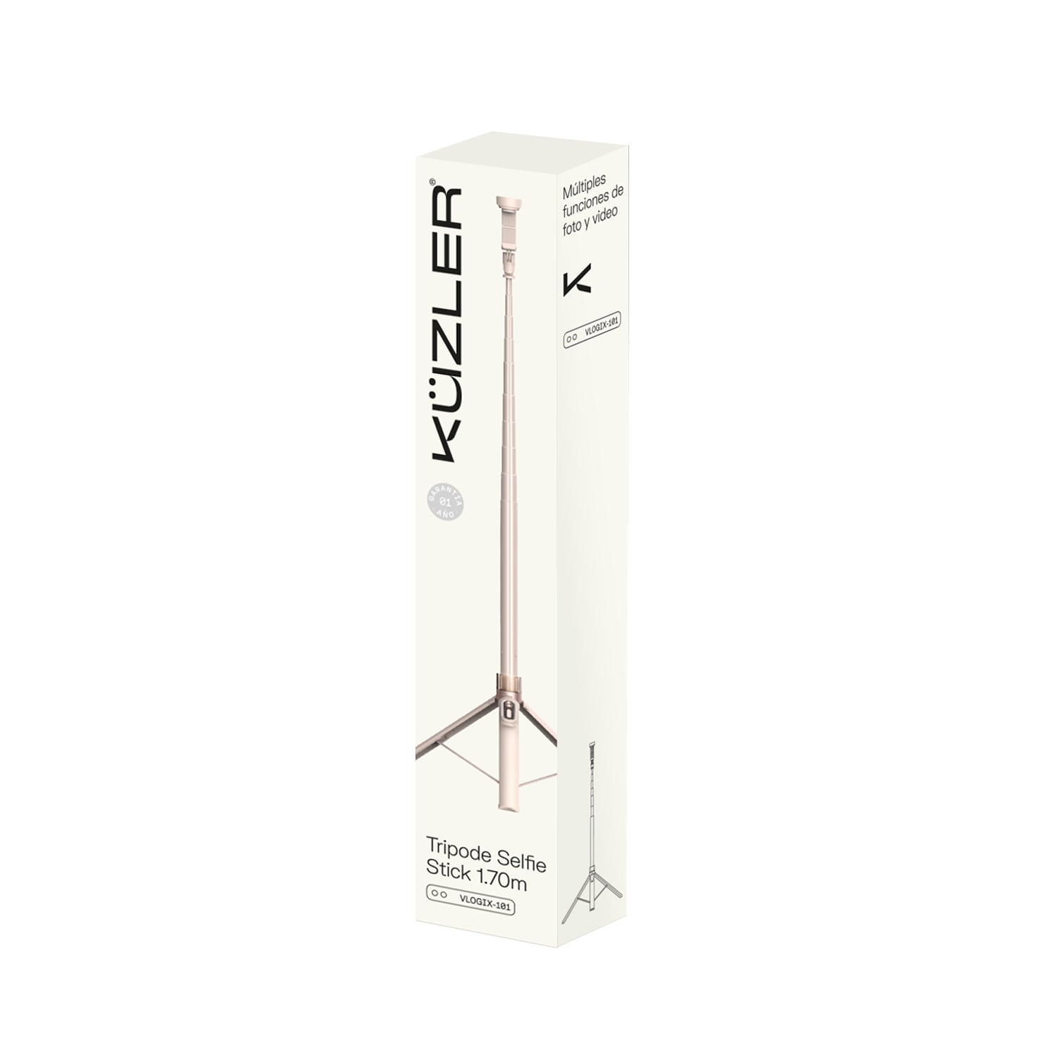 TRÍPODE AESTHETIC DE 170MTS CON APERTURA AUTOMÁTICA COLOR BEIGE - 5