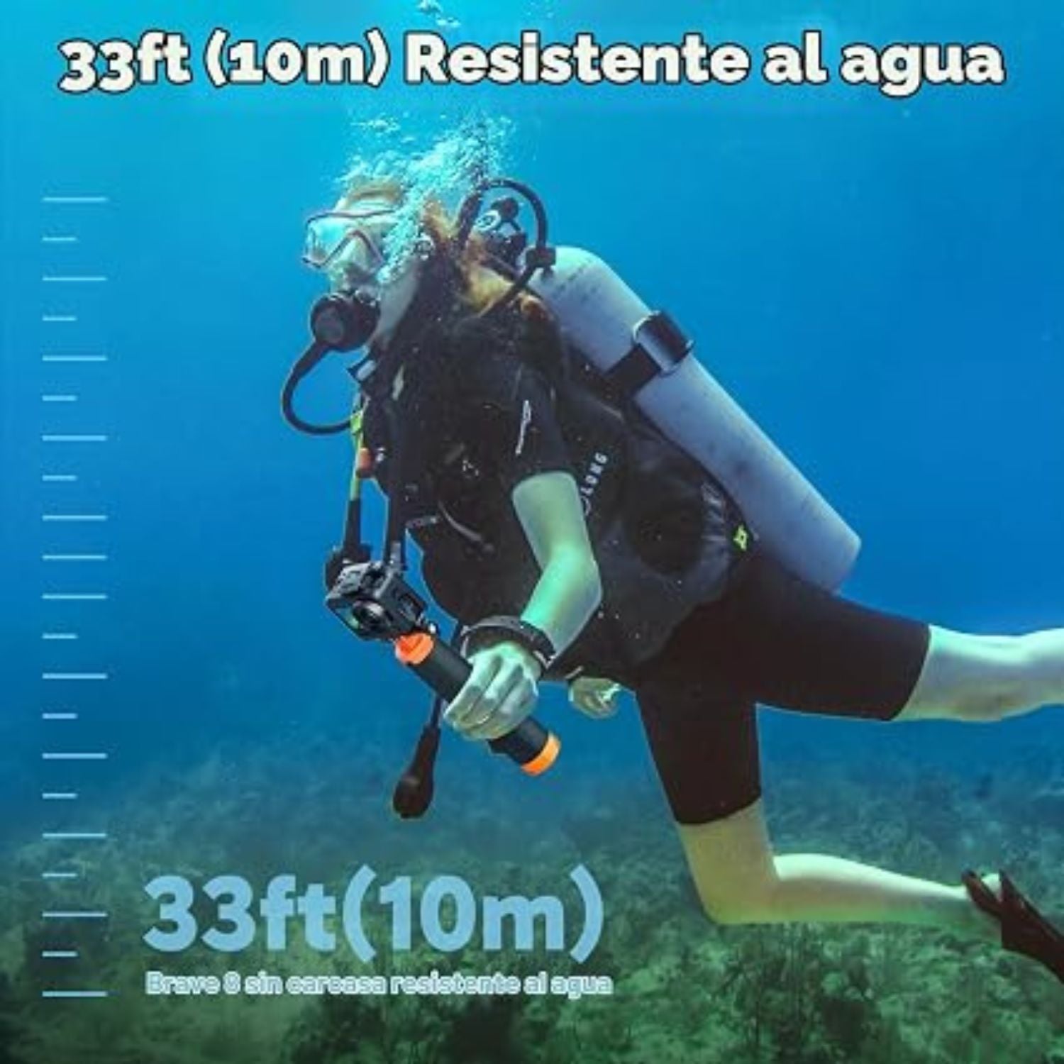 CÁMARA DEPORTIVA AKASO BRAVE 8 4K 60FPS 48MP - 4