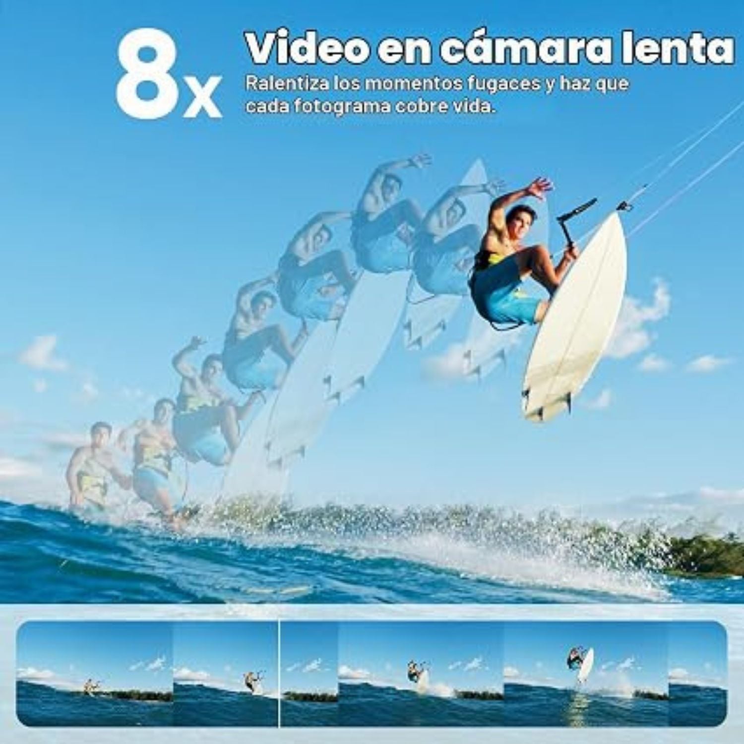 CÁMARA DEPORTIVA AKASO BRAVE 8 4K 60FPS 48MP - 5