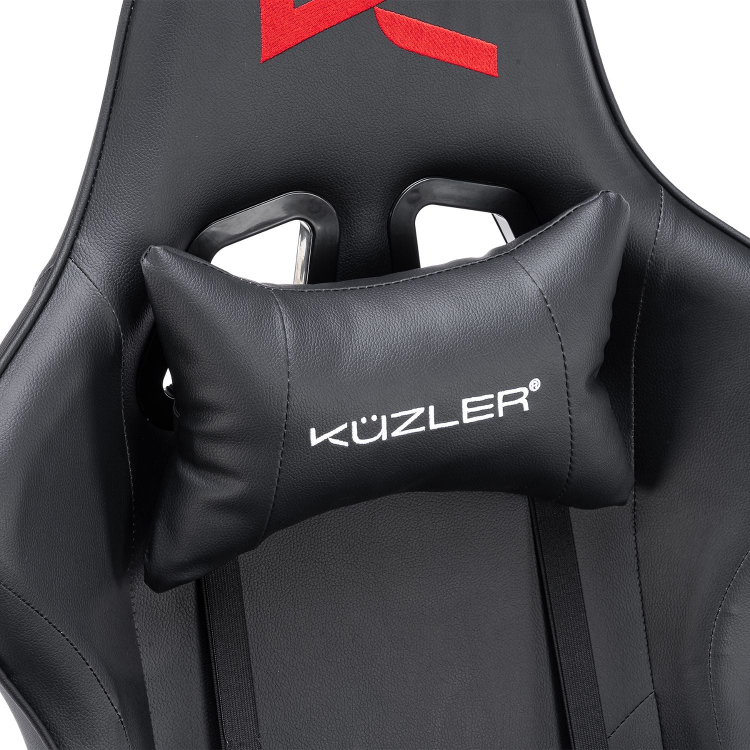 SILLA GAMER KUZLER NEGRA MASAJEADOR LUMBAR REPOSAPIÉS Y BASE METÁLICA RIK-101N - 5