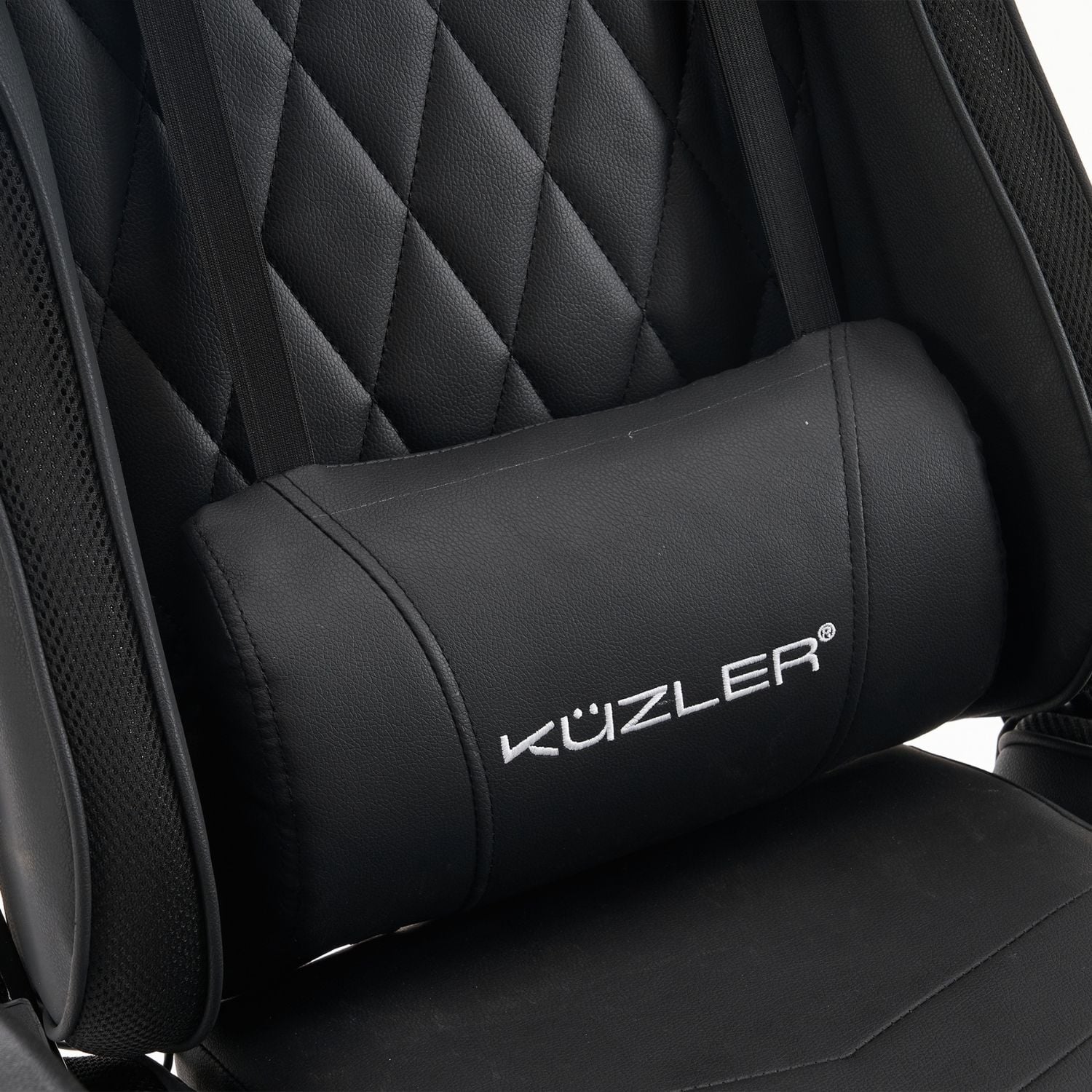 SILLA GAMER KUZLER CON LUCES LED Y BASE METÁLICA ERGONÓMICA AJUSTABLE - 5