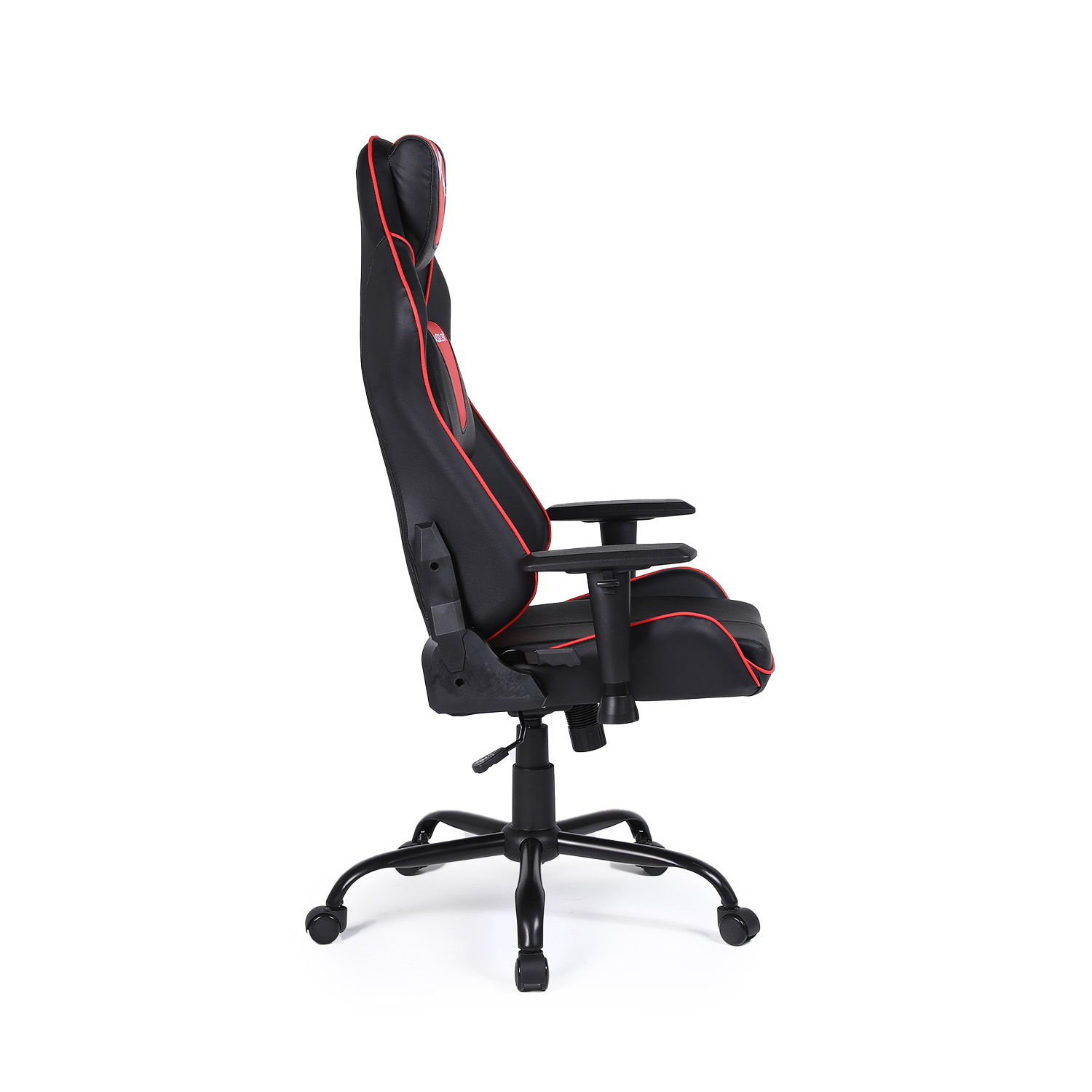 SILLA GAMER KUZLER ROJA CON BASE METÁLICA AJUSTABLE DRAKTAR-RN - 3