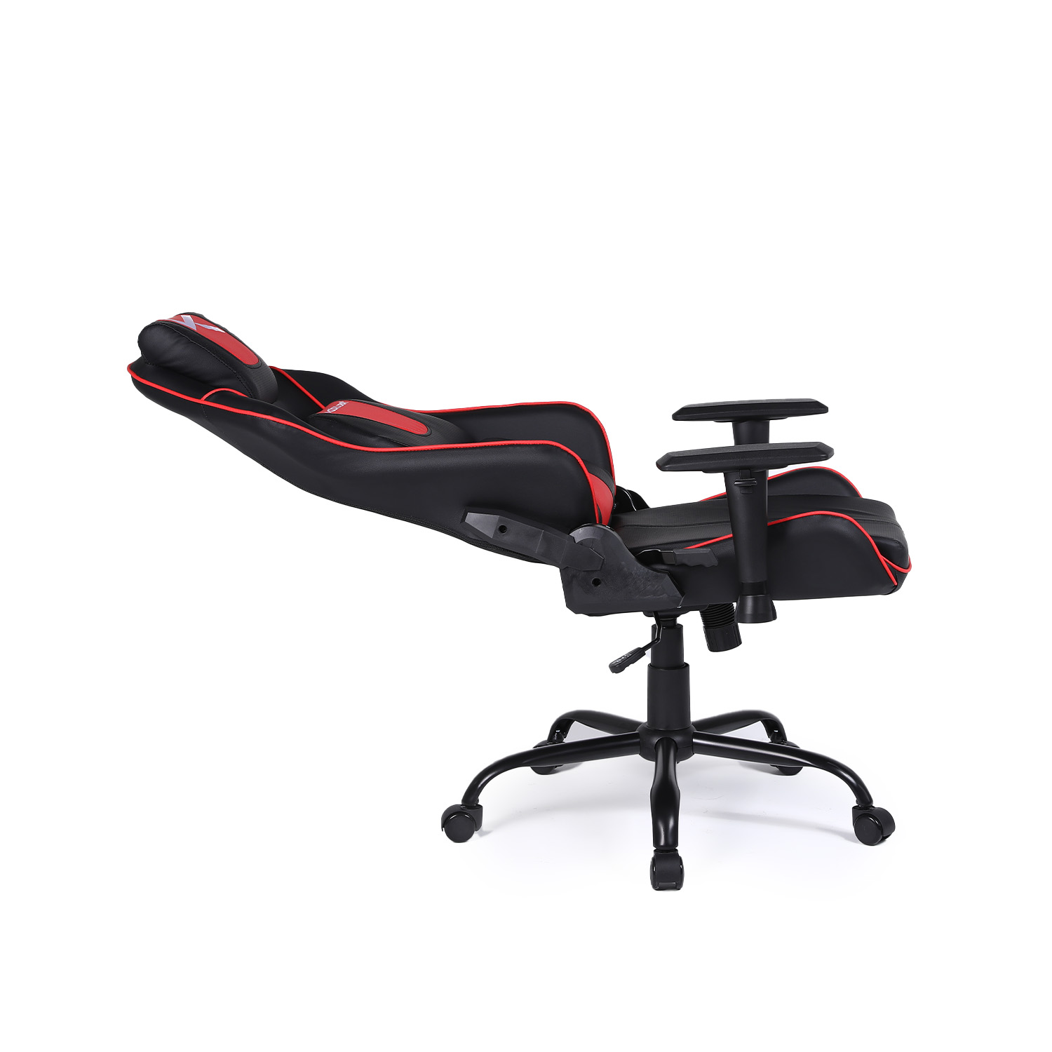 SILLA GAMER KUZLER ROJA CON BASE METÁLICA AJUSTABLE DRAKTAR-RN - 4