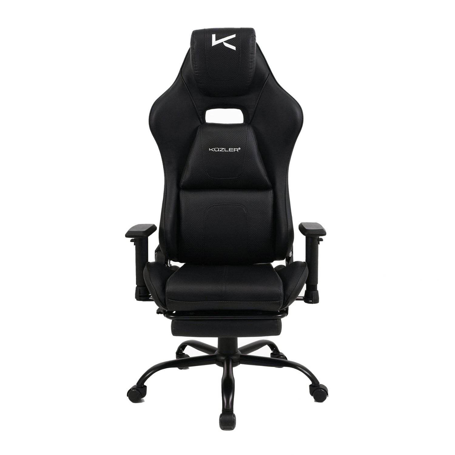SILLA GAMER ERGONÓMICA NEGRA DRAKTAR2-N CON REPOSAPIÉS Y RECLINACIÓN 180° - 1