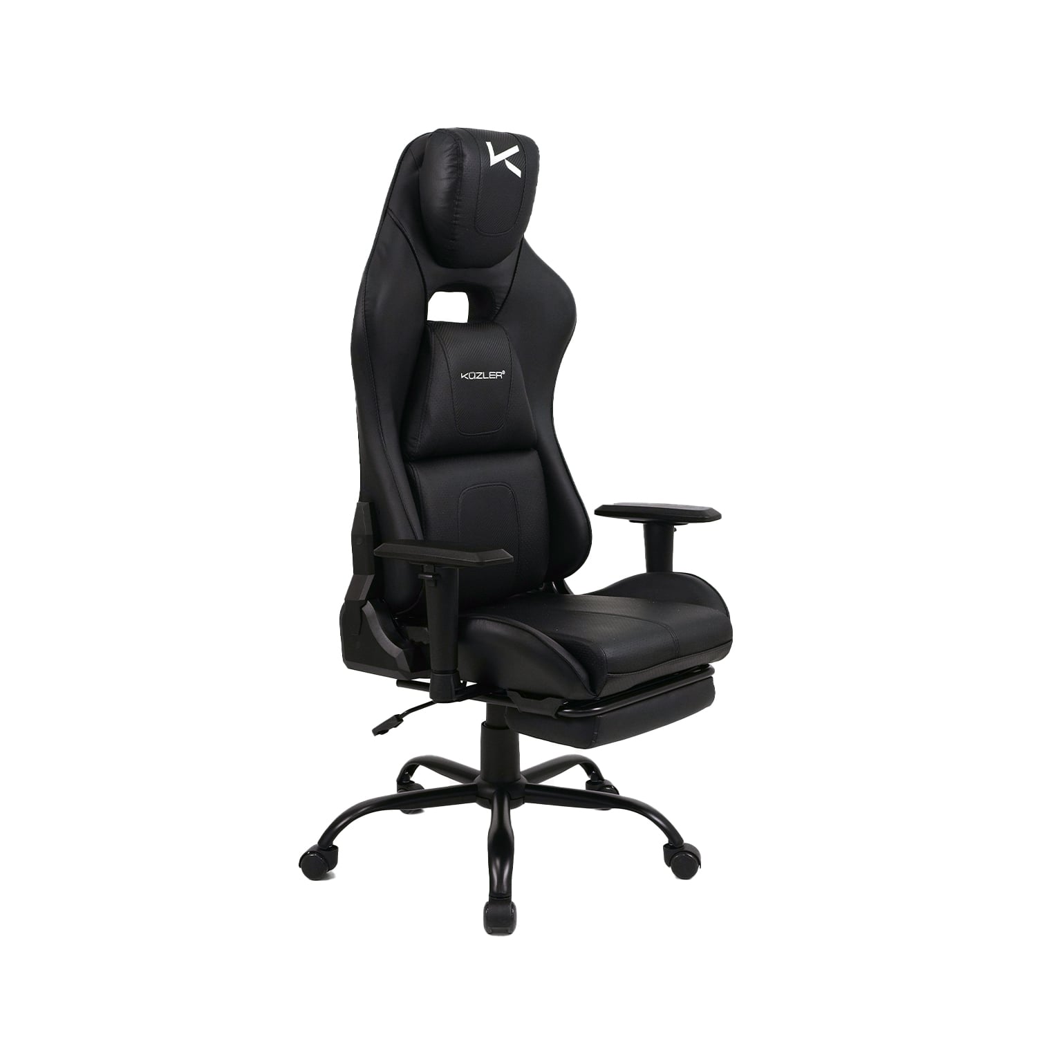 SILLA GAMER ERGONÓMICA NEGRA DRAKTAR2-N CON REPOSAPIÉS Y RECLINACIÓN 180° - 3