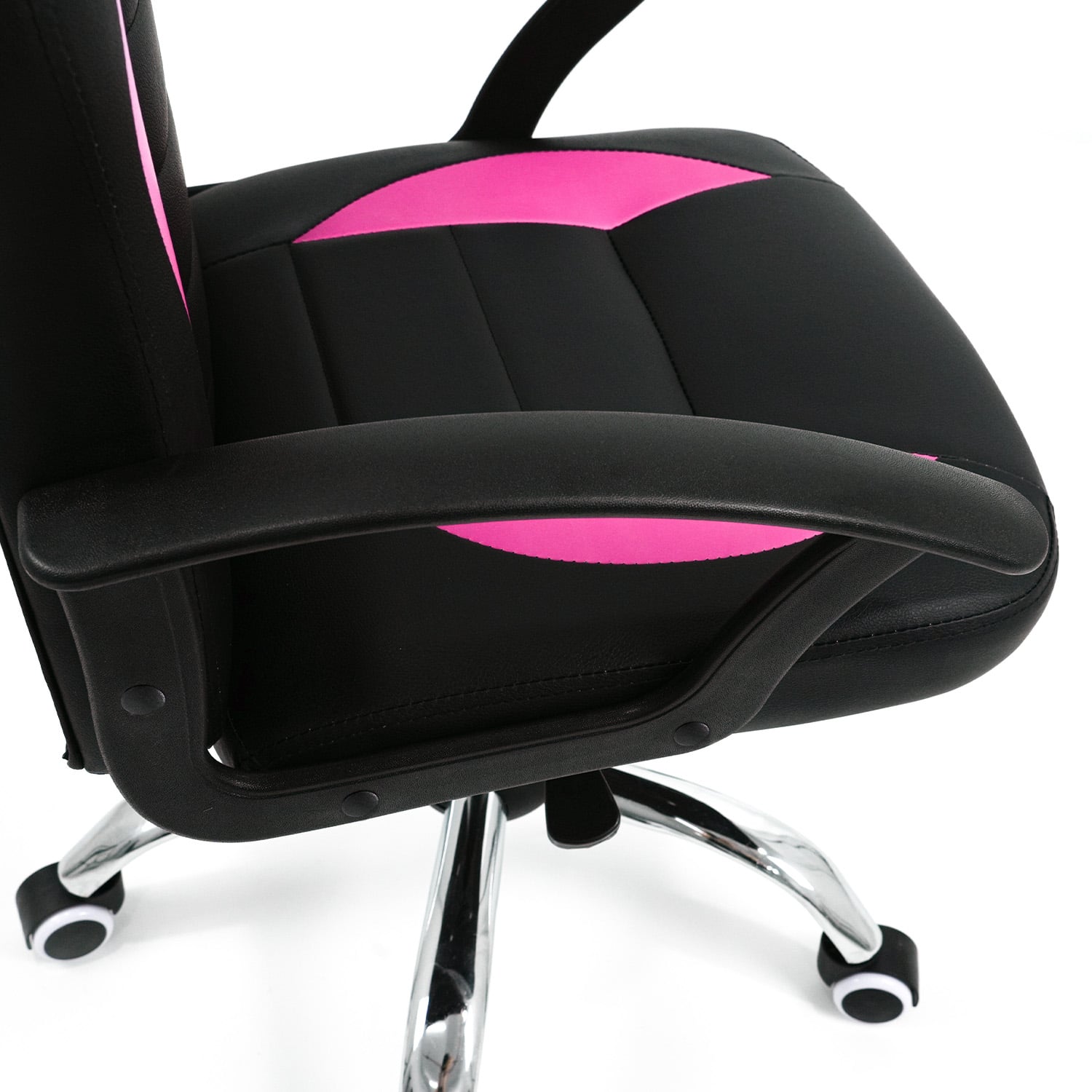 SILLA GAMER PARA NIÑOS ROSADA KUZLER TARN-101R ERGONÓMICA Y RESISTENTE - 3