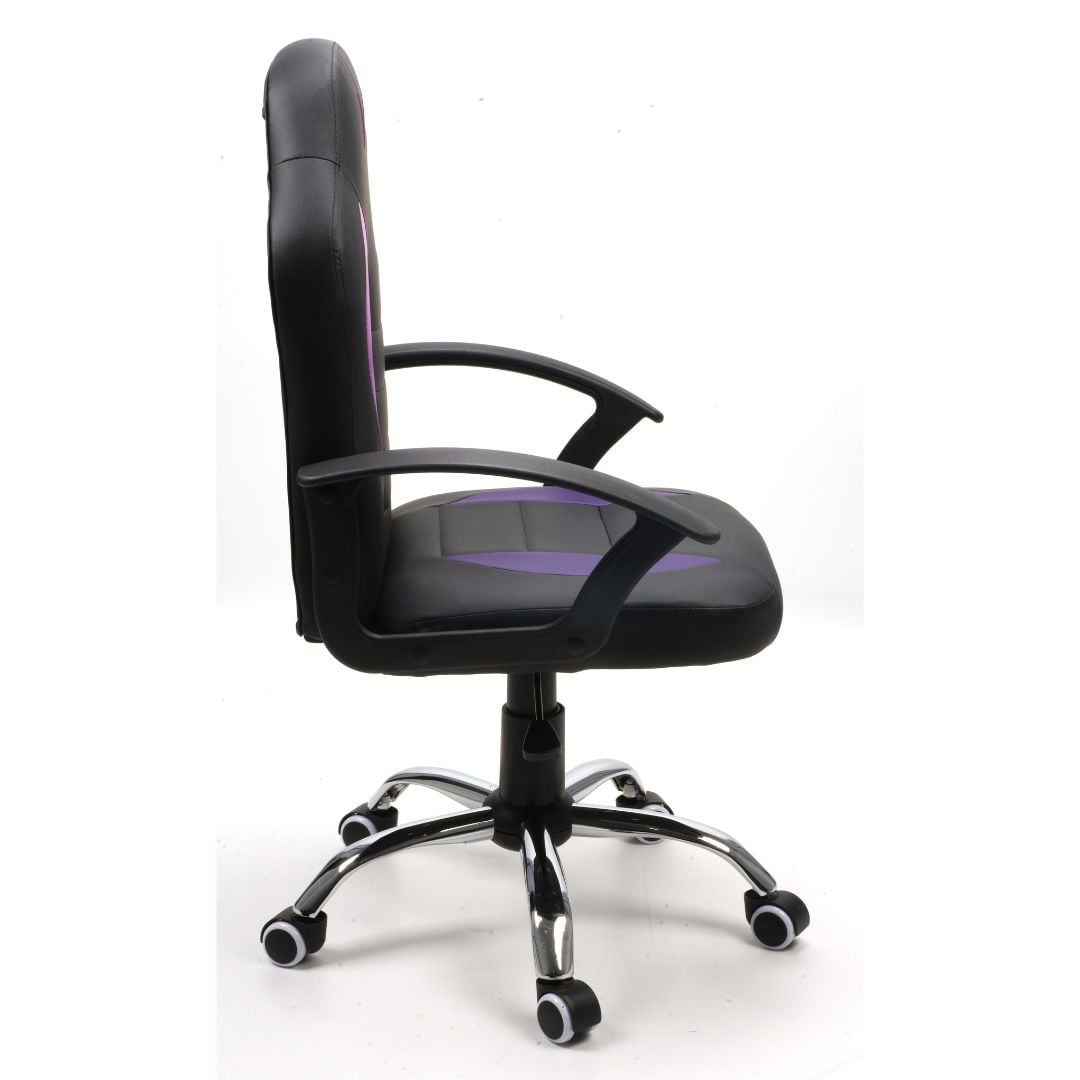 SILLA GAMER PARA NIÑOS MORADA KUZLER TARN-101M ERGONÓMICA Y RESISTENTE - 3