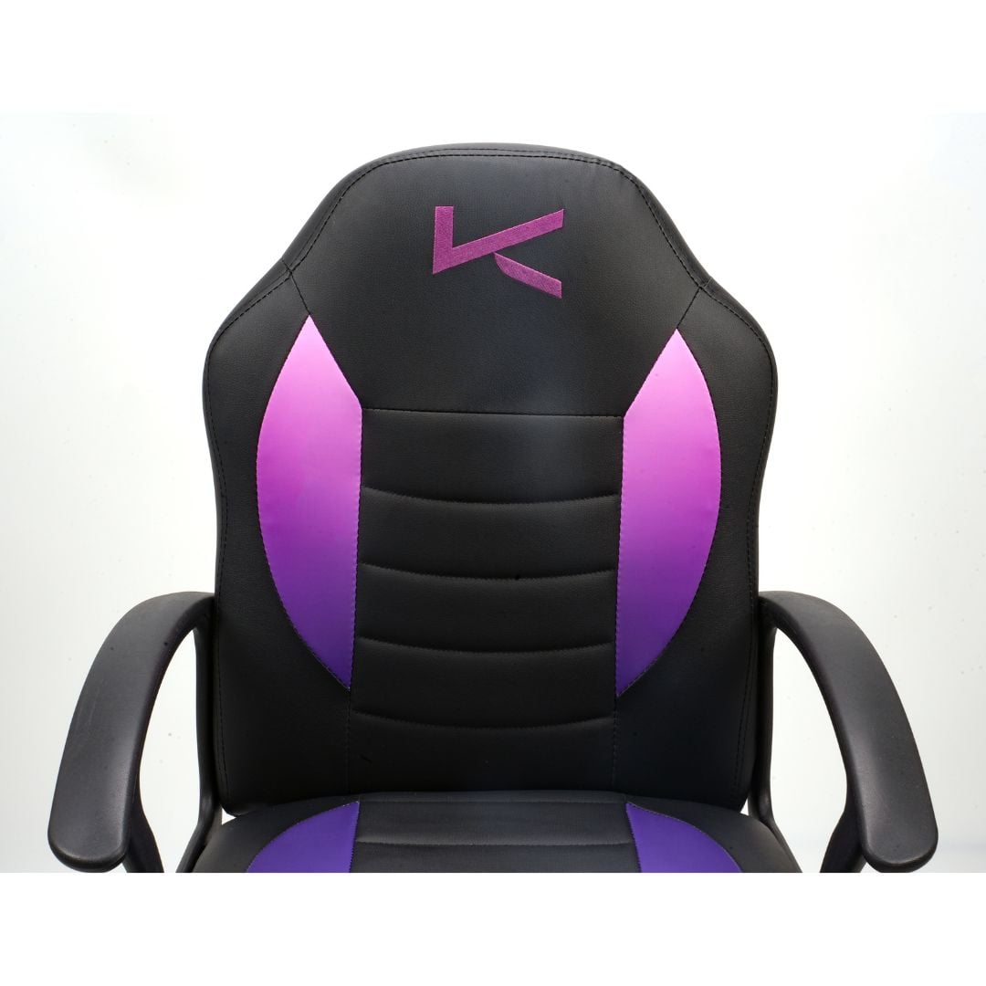 SILLA GAMER PARA NIÑOS MORADA KUZLER TARN-101M ERGONÓMICA Y RESISTENTE - 4