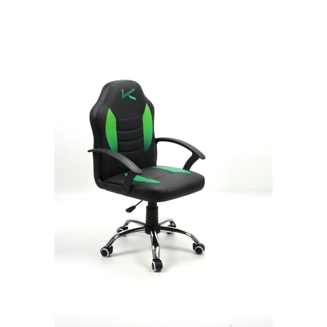 SILLA GAMER PARA NIÑOS VERDE KUZLER TARN-101G ERGONÓMICA Y RESISTENTE - 2