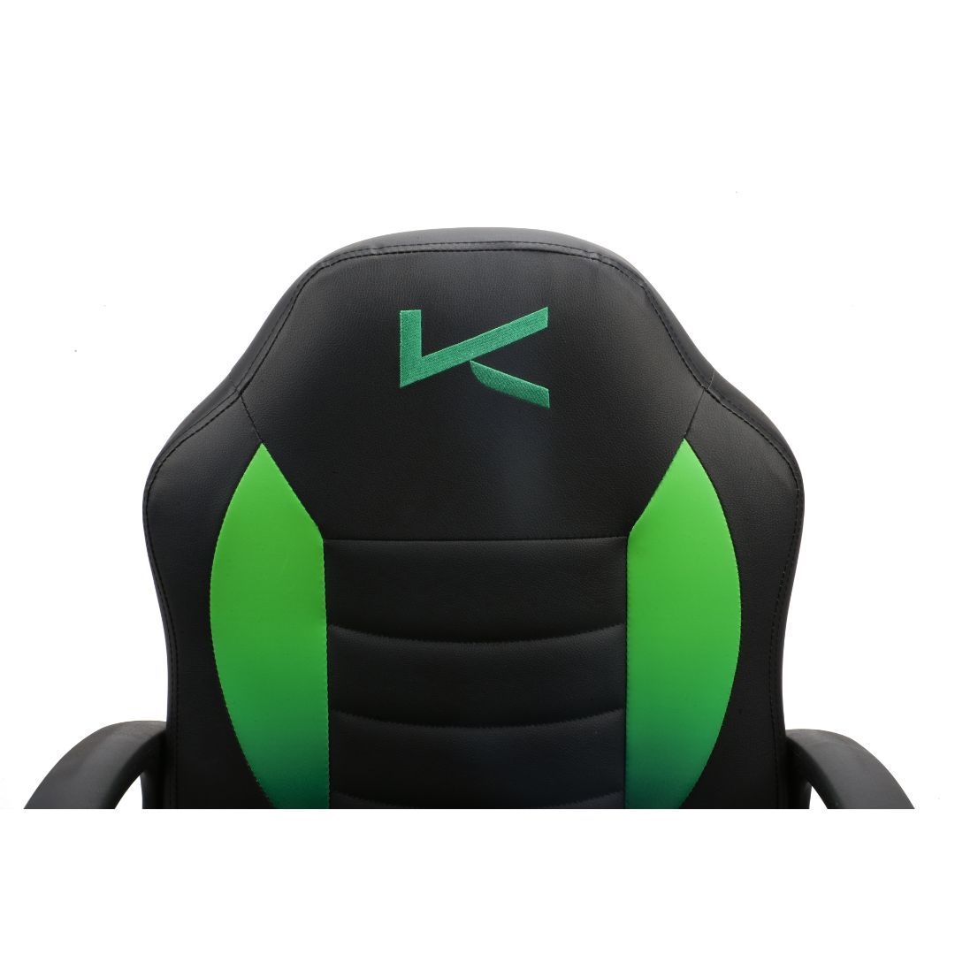 SILLA GAMER PARA NIÑOS VERDE KUZLER TARN-101G ERGONÓMICA Y RESISTENTE - 5