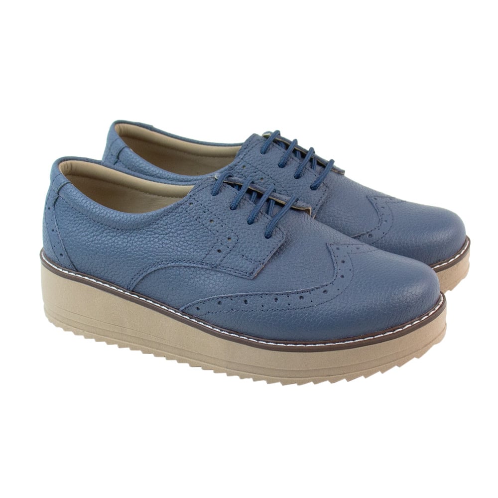 OXFORD PLATAFORMA MUJER CORELLI MIA ACERO - 1